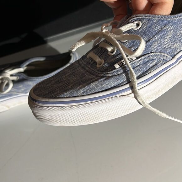 Classic Vans Unisex Blue Jean Style Sneakers - Timeless Style! Size 7.5 - Picture 5 of 14